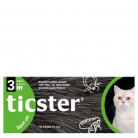 TICSTER Spot-on Lösung für Katzen bis 4 kg 3 x 0,4 ml