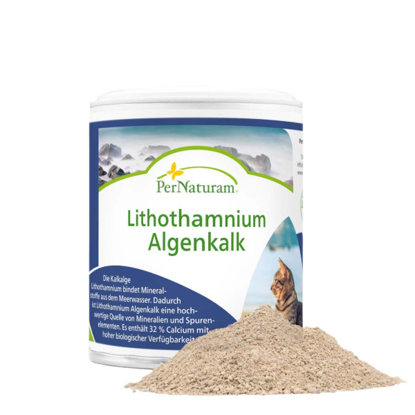 PerNaturam Lithothamnium Algenkalk Katze 100g