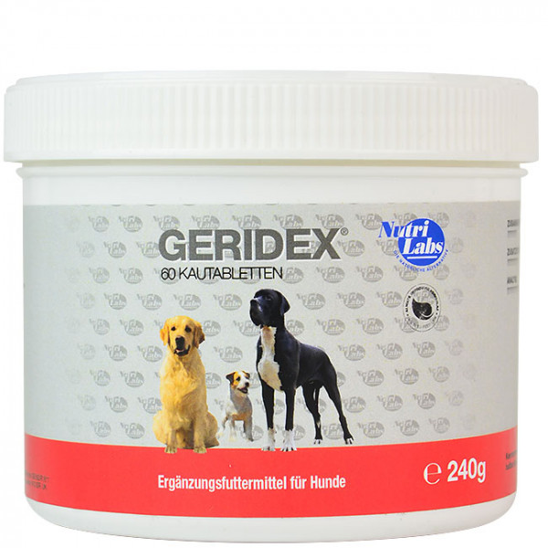 Geridex 60 Kautabletten für Hundesenioren
