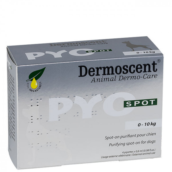 Dermoscent PYOspot Hund, 0-10kg, 4x0,6ml