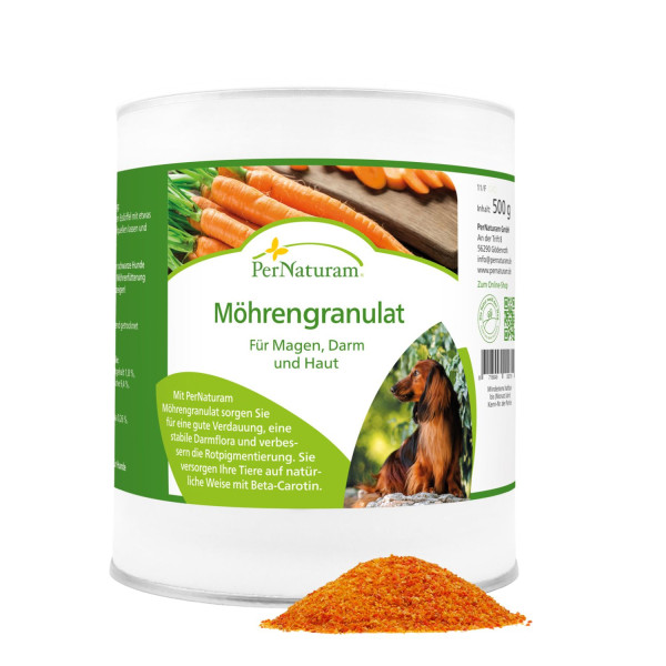 PerNaturam Möhrengranulat 500g für Hunde