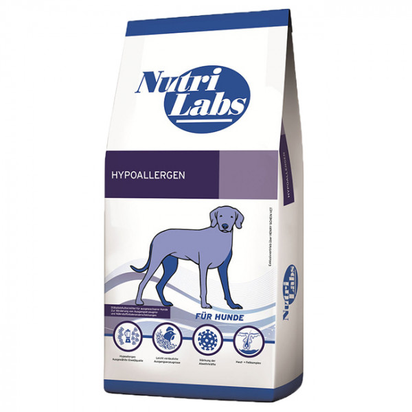 NutriLabs Hundefutter Trockenfutter Hypoallergen 9kg
