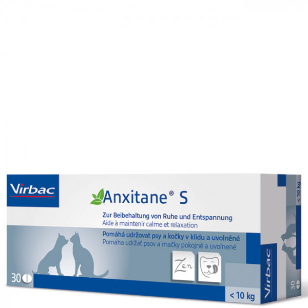 Vibrac Anxitane S für Katzen und kleine Hunde &lt;10kg 30Tabletten