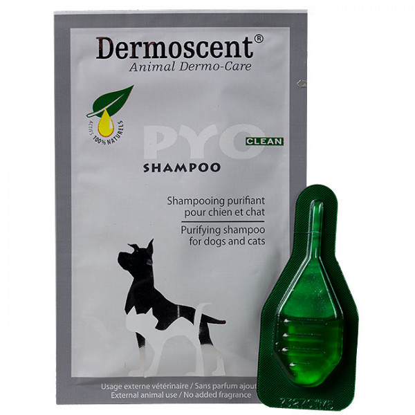 Dermoscent PYO Shampoo und Spot-On Hund 10-20kg
