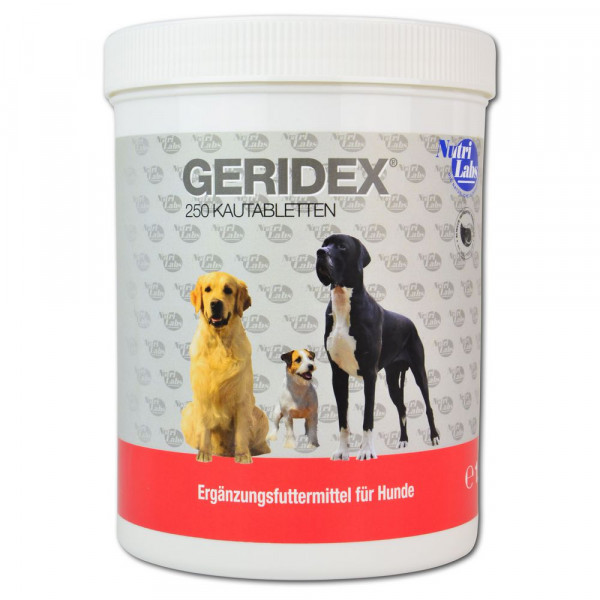 Geridex 250 Kautabletten für Hundesenioren