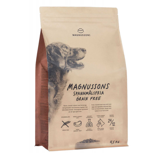 Magnusson Hundefutter GRAIN FREE/GETREIDEFREI 4,5kg